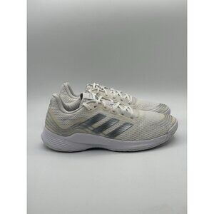 Adidas Novaflight White Silver Metallic Volleyball Sneakers Women's Size 9